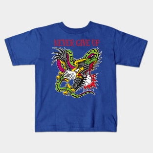 Eagle And Snake Traditional Old School Tattoo Kids T-Shirt